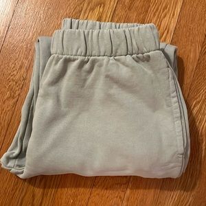 John Galt Brandy Melville Gray Green Sweatpants